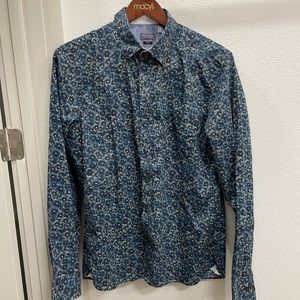 Van Heusen - Never Tuck Floral Button Down